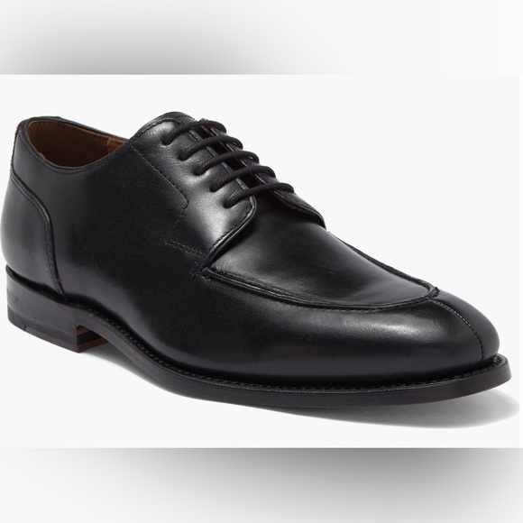 Allen Edmonds Watson Leather Derby Black Oxford Shoes Timeless Design NWOT main image 5